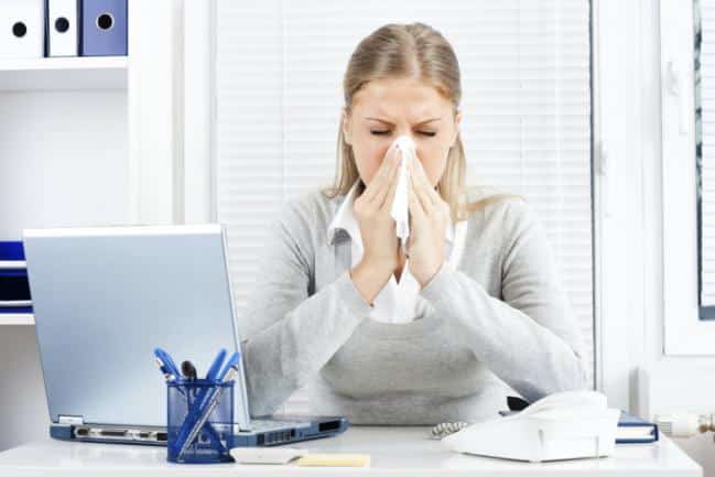 sick employee from no office cleaning in chantilly va